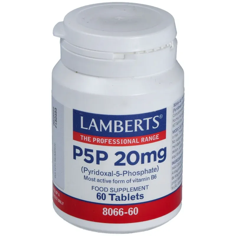 P5p 20mg. piridoxal-5-fosfato 60comp. | Farmacia Barata