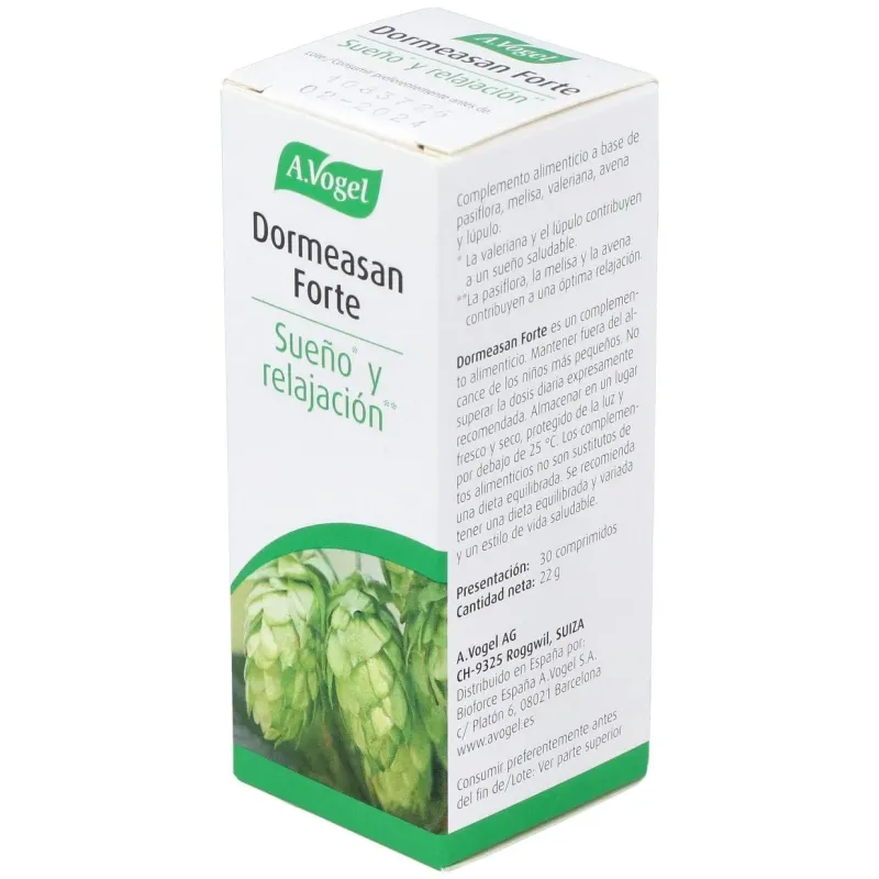 A. vogel dormeasan forte 30comp | Farmacia Barata