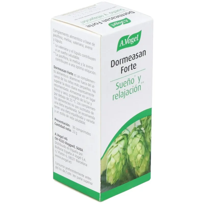 A. vogel dormeasan forte 30comp | Farmacia Barata