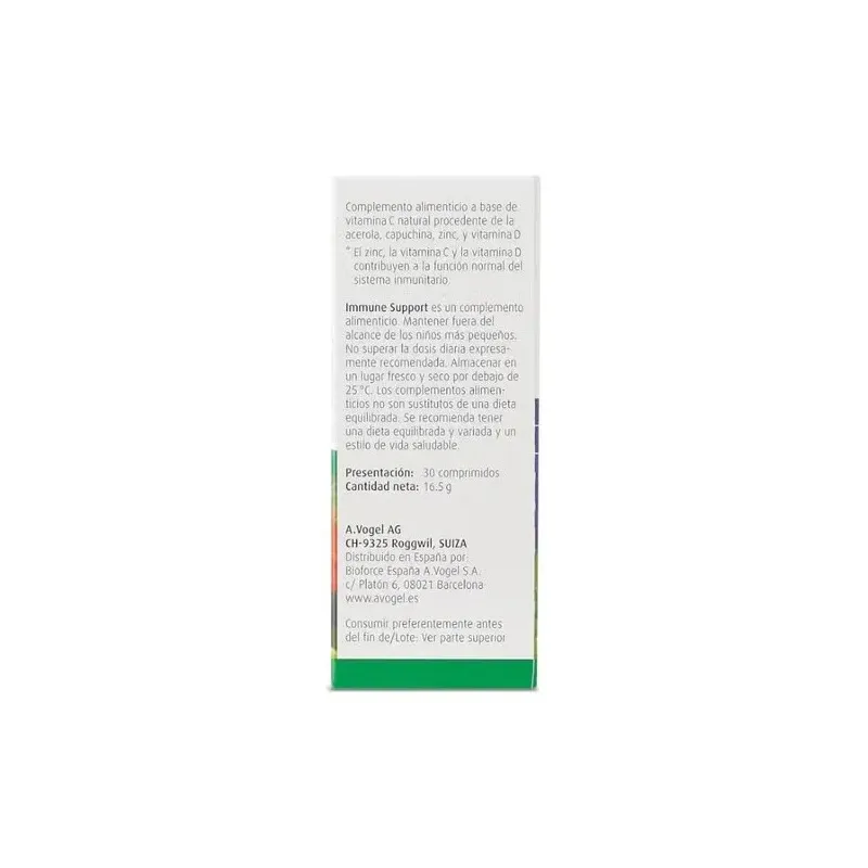 A. vogel immune support 30comp | Farmacia Barata
