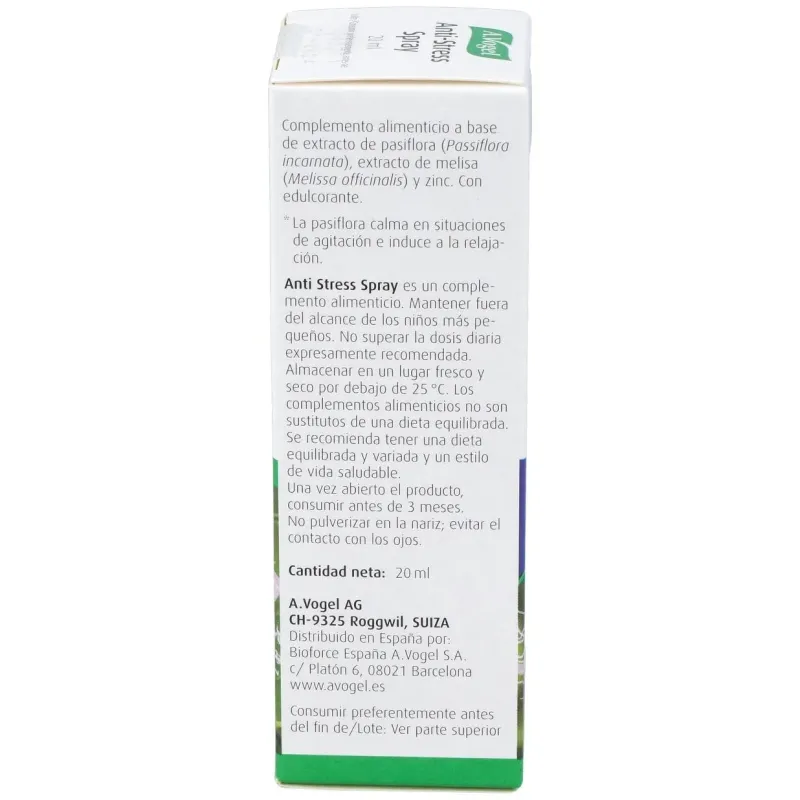A. vogel anti stress spray 20ml | Farmacia Barata A. vogel anti stress spray 20ml | Farmacia Barata