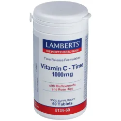 Vit.c 1000mg. time de liberacion sostenida 60 comp | Farmacia Barata