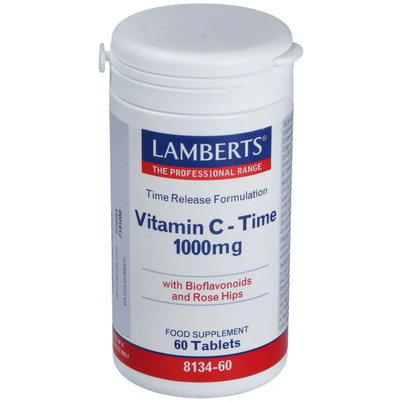 Vit.c 1000mg. time de liberacion sostenida 60 comp | Farmacia Barata
