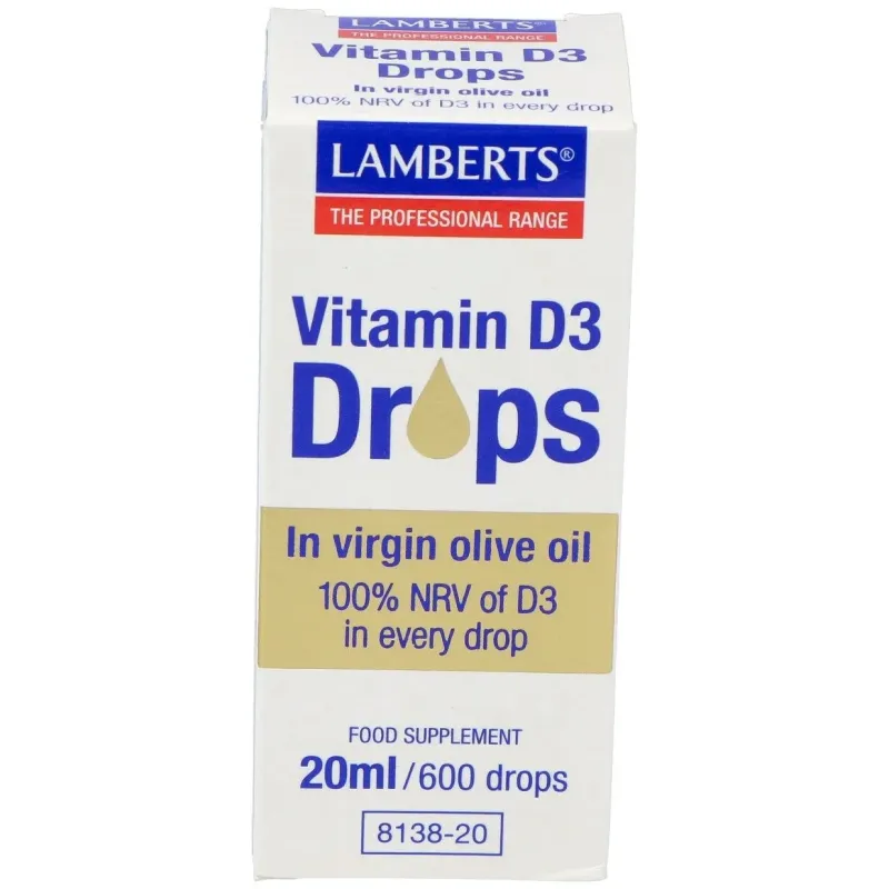 Lamberts vitamina d3 en gotas 20ml | Farmacia Barata Lamberts vitamina d3 en gotas 20ml | Farmacia Barata
