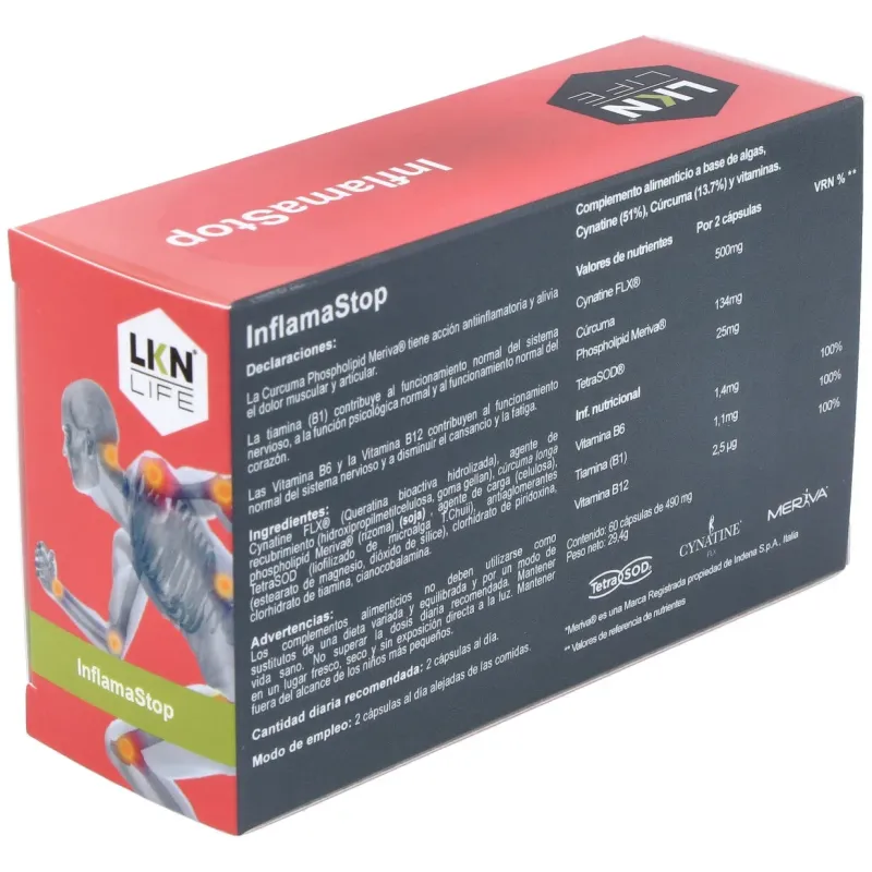 Lkn inflamastop 60caps | Farmacia Barata