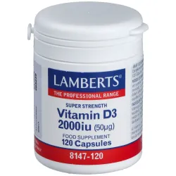 Lamberts vit d3 2.000 ui 120caps
