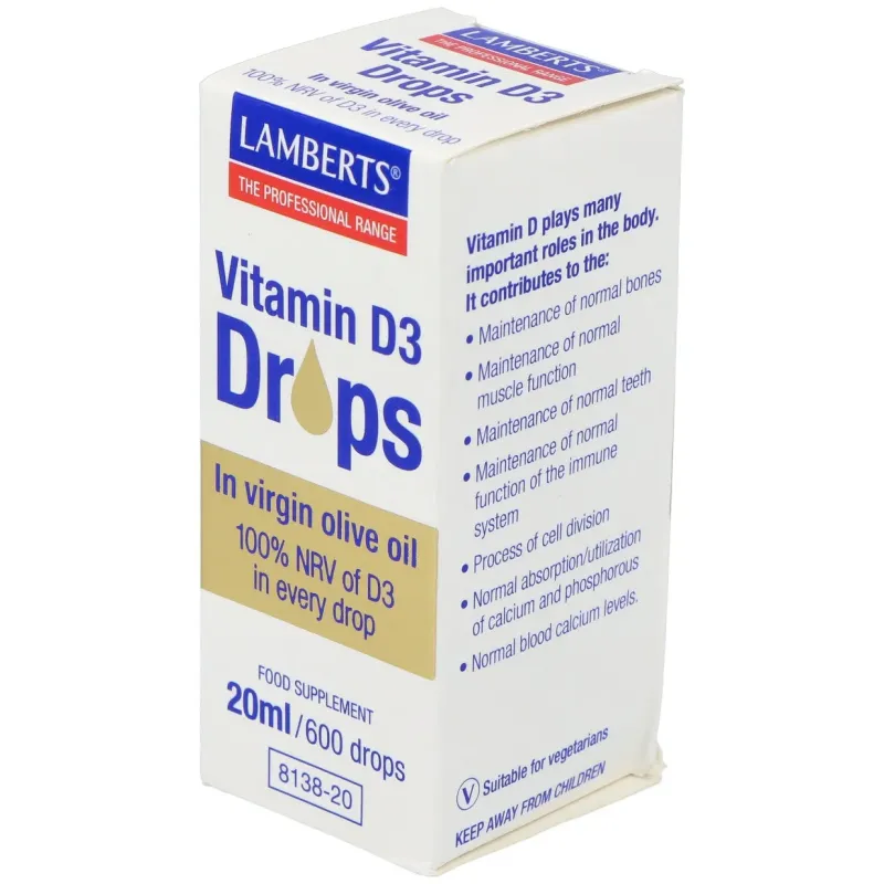 Lamberts vitamina d3 en gotas 20ml | Farmacia Barata Lamberts vitamina d3 en gotas 20ml | Farmacia Barata