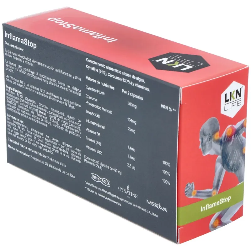 Lkn inflamastop 60caps | Farmacia Barata