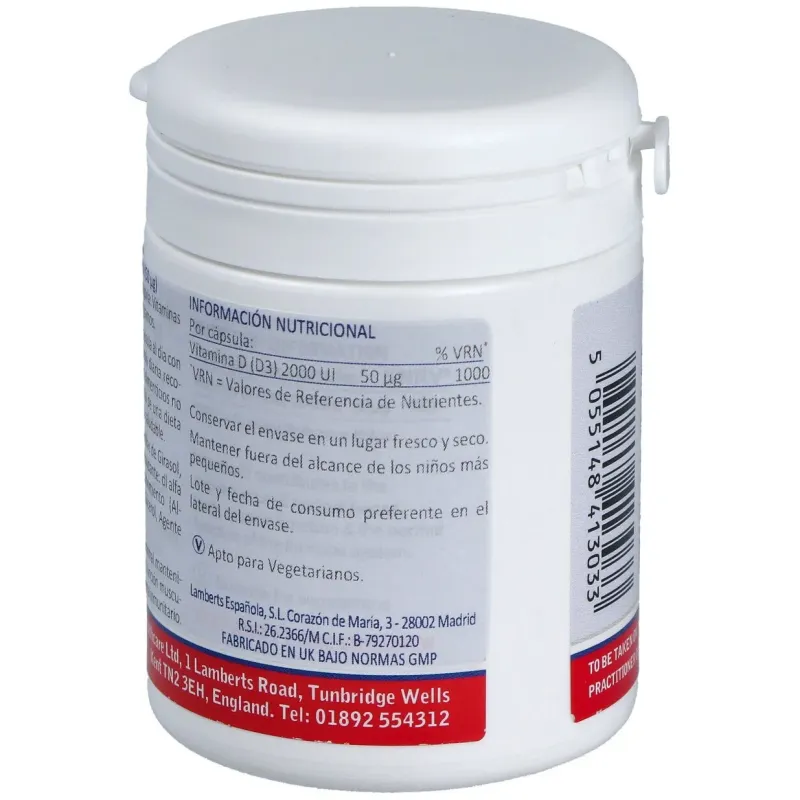 Lamberts vit d3 2.000 ui 120caps | Farmacia Barata