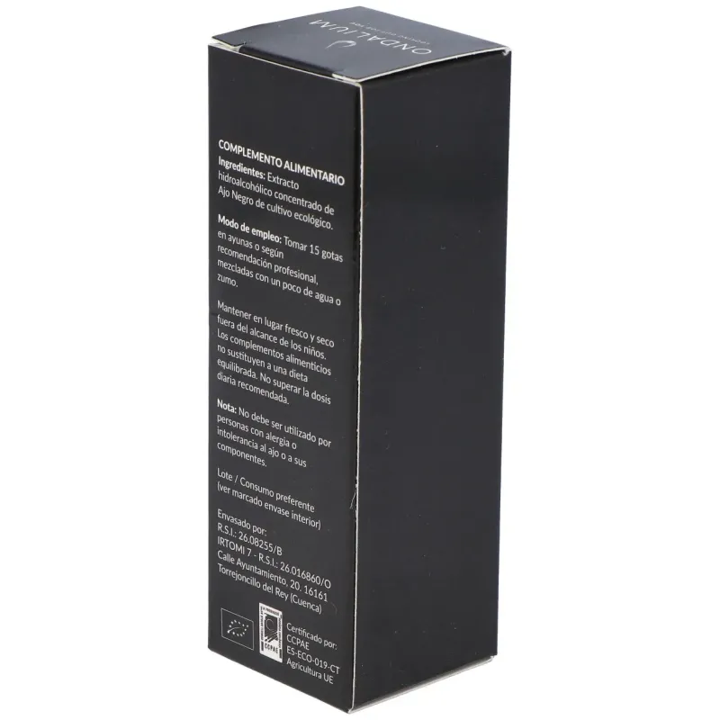 Ondalium extracto de ajo negro 30ml. | Farmacia Barata