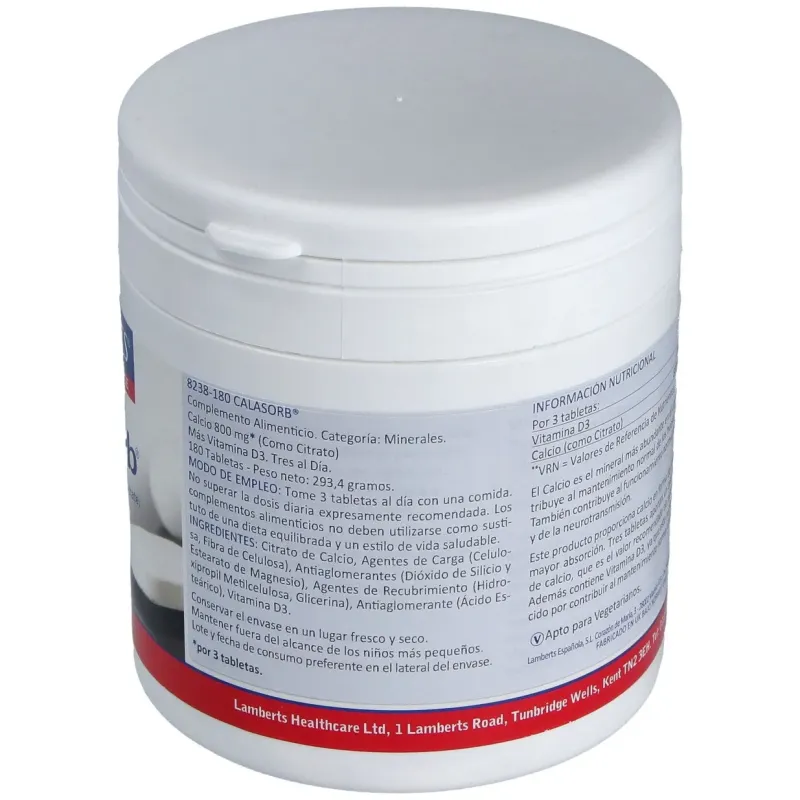 Calasorb citrato de calcio 800mg.180comp. | Farmacia Barata
