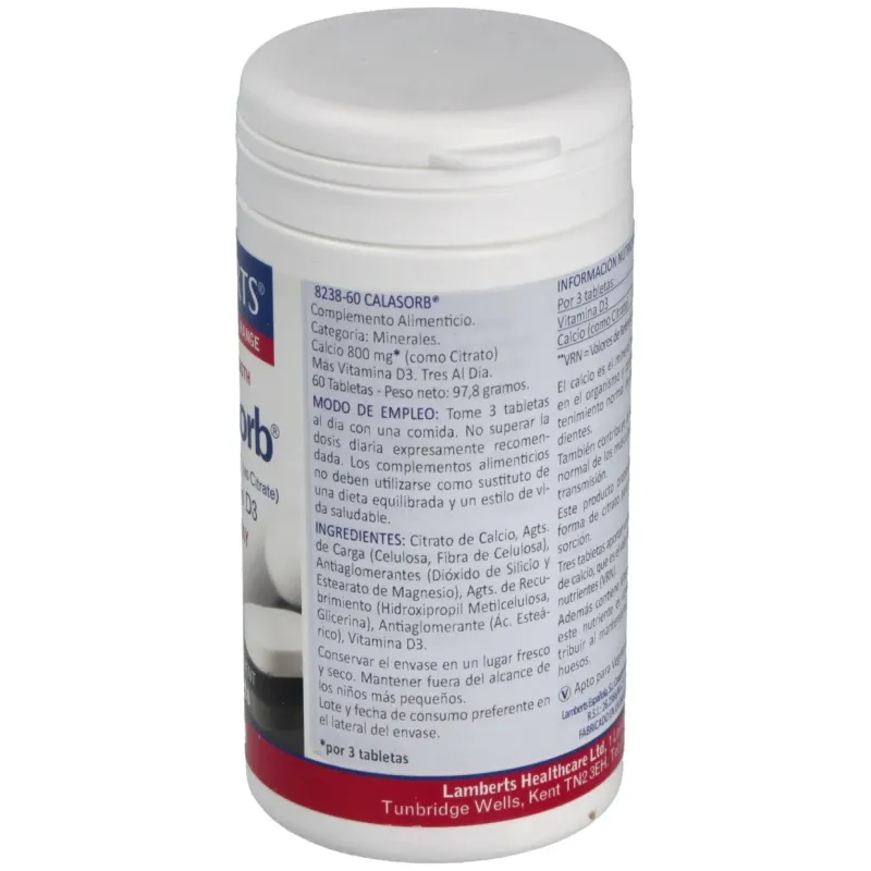Calasorb citrato de calcio 800mg.60comp. | Farmacia Barata