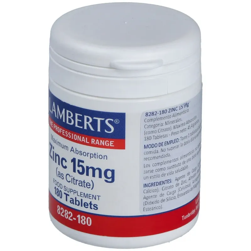 Zinc (como citrato) 15 mg. 180comp. | Farmacia Barata Zinc (como citrato) 15 mg. 180comp. | Farmacia Barata