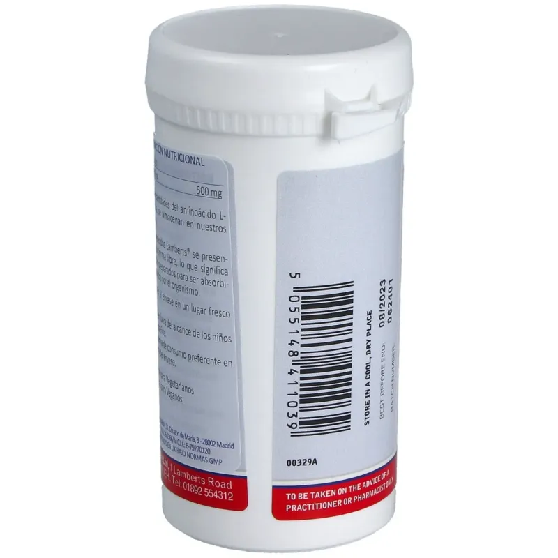Lamberts l glutamina 500 mg90 cap | Farmacia Barata