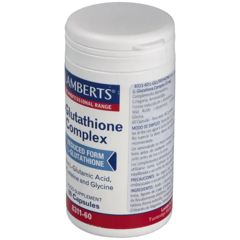 Lamberts l-glutathione complex 60comp | Farmacia Barata