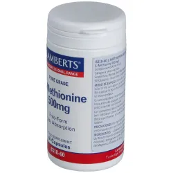 Lamberts l-metionina 500mg 60 caps | Farmacia Barata