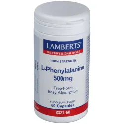 Lamberts l-fenilalanina 500 mg 60 cápsulas