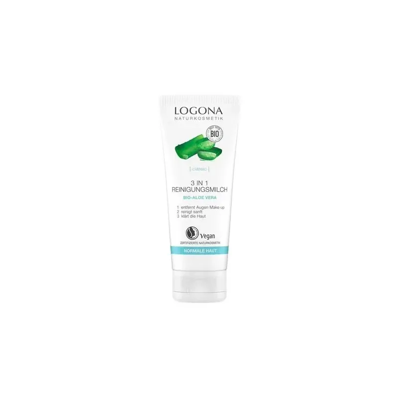 Logona leche limpiadora 3 en 1 aloe vera 100ml | Farmacia Barata