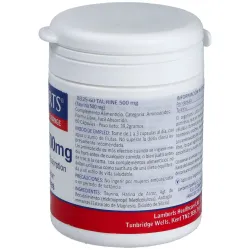 Taurina 500 mg. 60 cap. | Farmacia Barata
