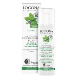 Fluido hidratante matificante menta 30ml.