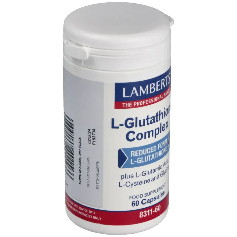Lamberts l-glutathione complex 60comp | Farmacia Barata