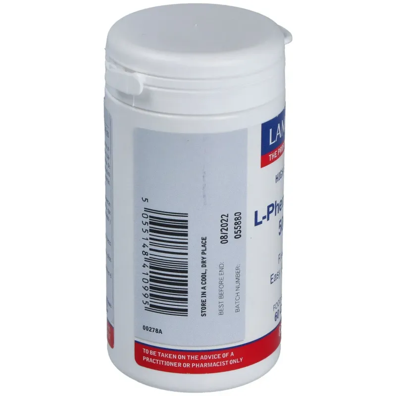 Lamberts l-fenilalanina 500 mg 60 cápsulas | Farmacia Barata