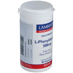 Lamberts l-fenilalanina 500 mg 60 cápsulas | Farmacia Barata