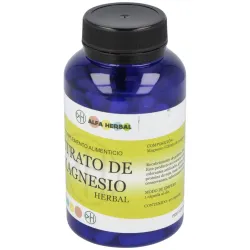 Alfa herbal citrato de magnesio 90caps | Farmacia Barata