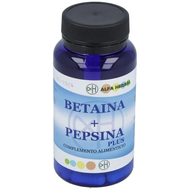 Alfa herbal betaina 500+pepsina 60caps | Farmacia Barata