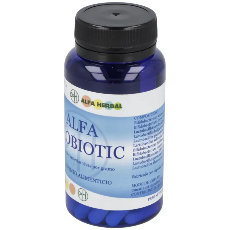 Alfa herbal alfa probiotic 60caps | Farmacia Barata