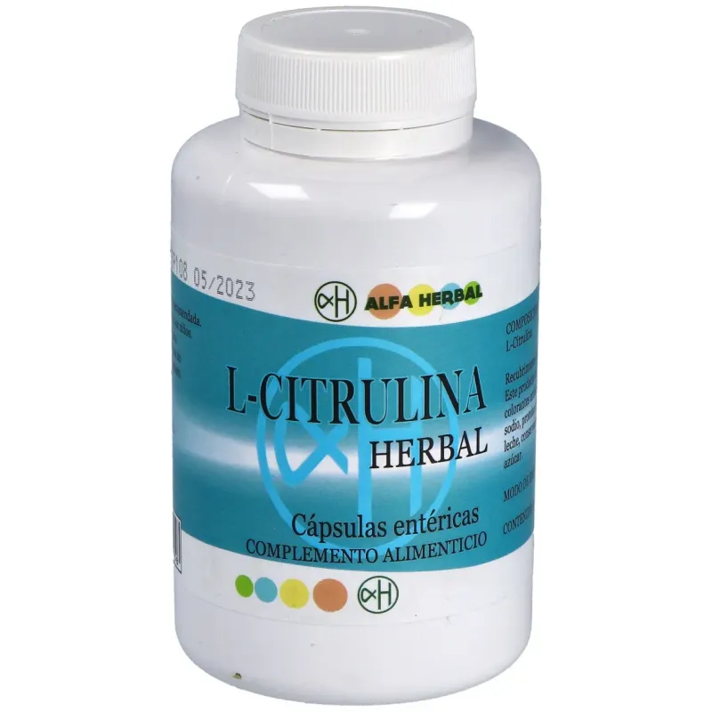 Alfa herbal l-citrulina 100caps | Farmacia Barata