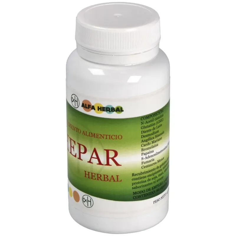 Alfa herbal hepar herbal 60caps | Farmacia Barata