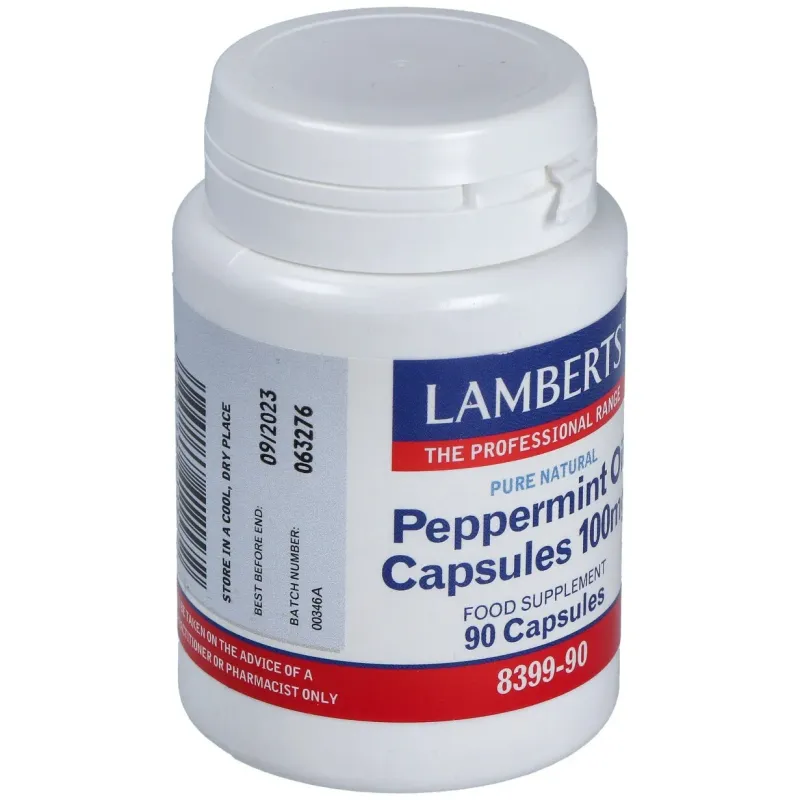 Aceite de hojas de menta 100 mg. 90cap. | Farmacia Barata