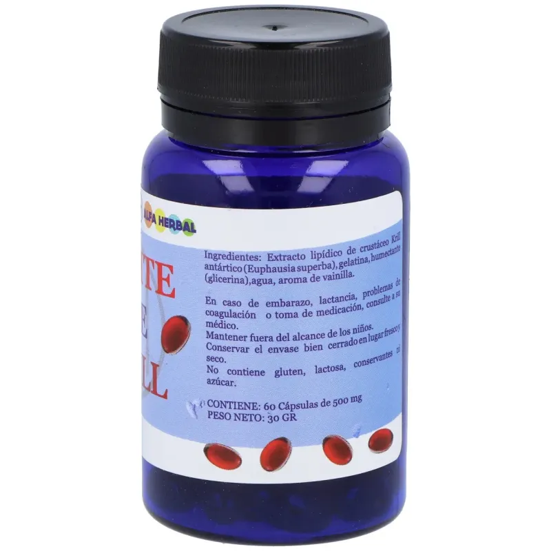 Alfa herbal aceite de krill 60caps | Farmacia Barata