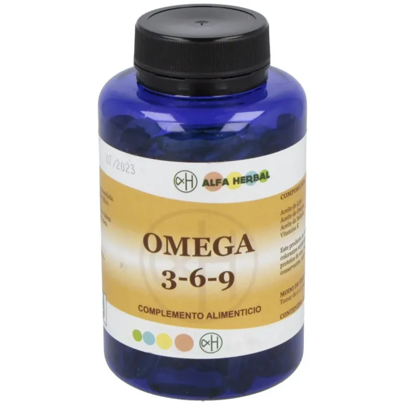 Omega 3-6-9 aceite de salmon-onagra-lino 100perlas | Farmacia Barata