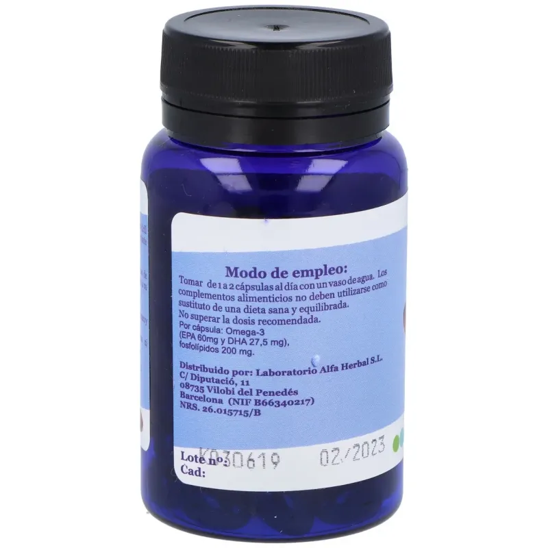 Alfa herbal aceite de krill 60caps | Farmacia Barata