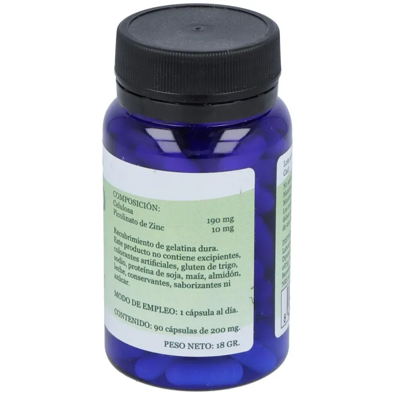 Alfa herbal picolinato de zinc 90caps | Farmacia Barata