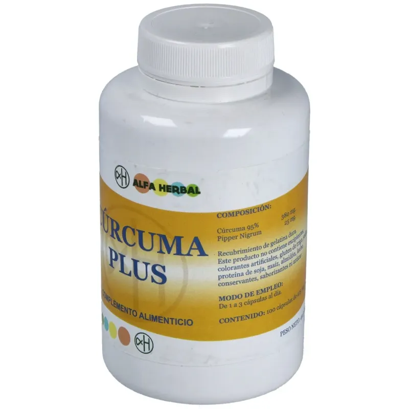 Alfa herbal cúrcuma plus 100caps | Farmacia Barata Alfa herbal cúrcuma plus 100caps | Farmacia Barata