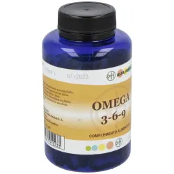 Omega 3-6-9 aceite de salmon-onagra-lino 100perlas | Farmacia Barata