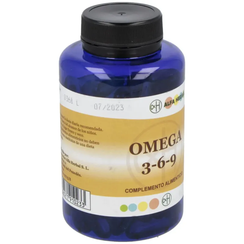 Omega 3-6-9 aceite de salmon-onagra-lino 100perlas | Farmacia Barata
