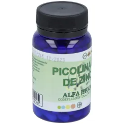 Alfa herbal picolinato de zinc 90caps | Farmacia Barata