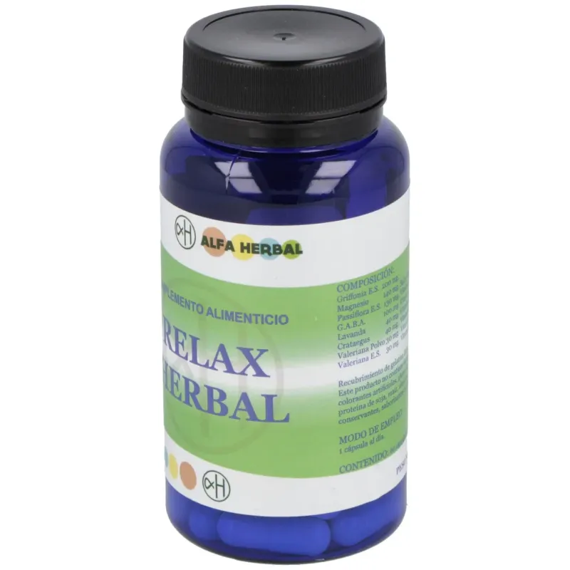Alfa herbal relax herbal 60caps | Farmacia Barata