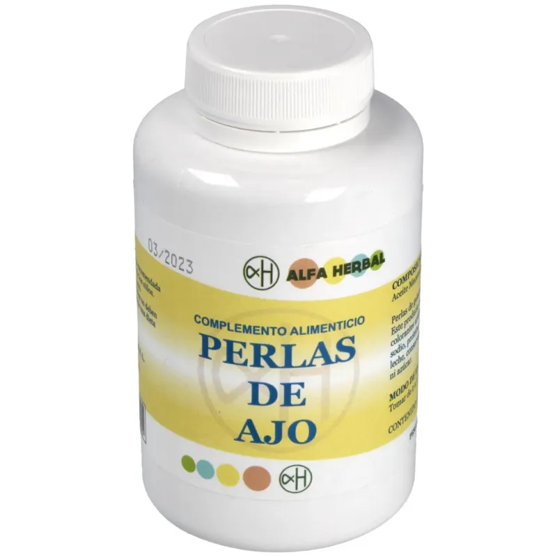 Perlas de aceite de ajo 180perlas | Farmacia Barata