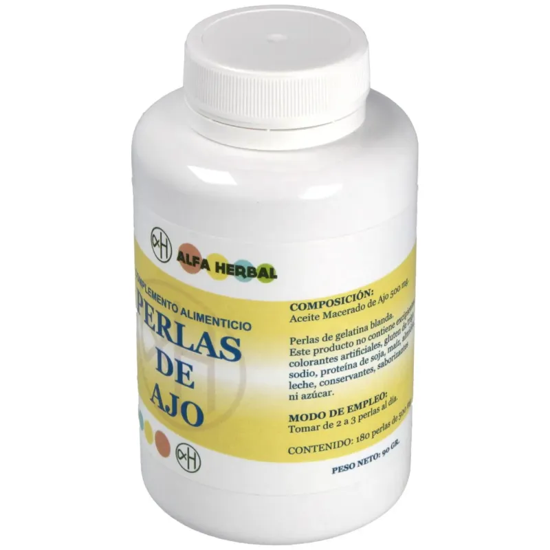 Perlas de aceite de ajo 180perlas | Farmacia Barata