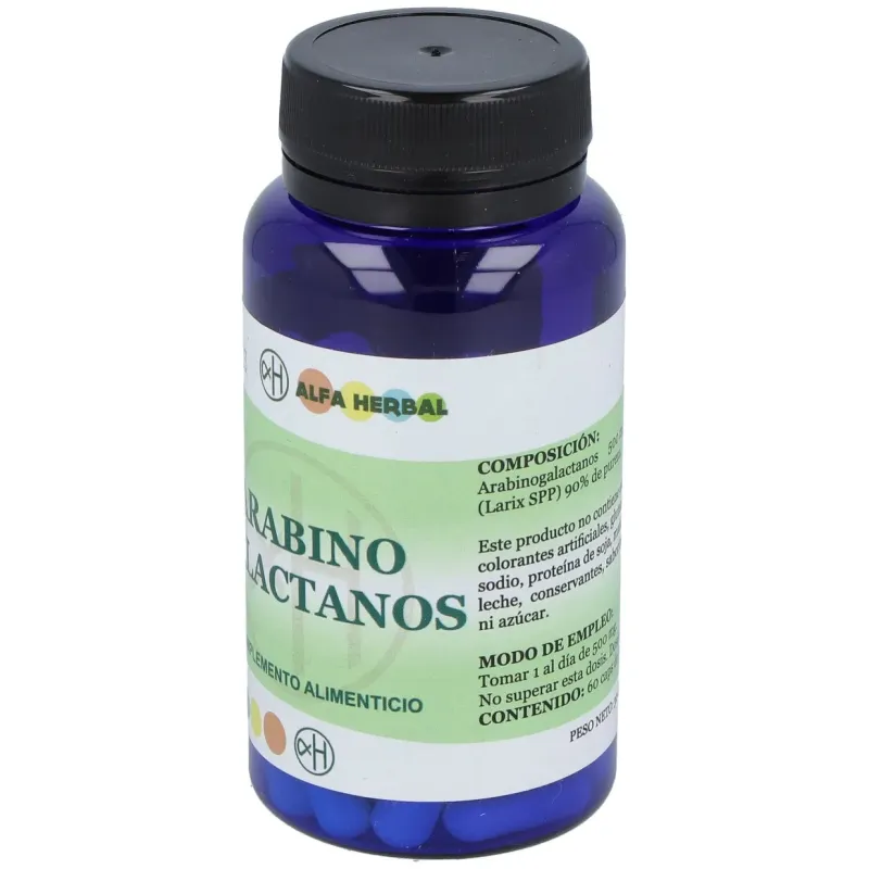 Alfa herbal arabinogalactanos 60caps | Farmacia Barata