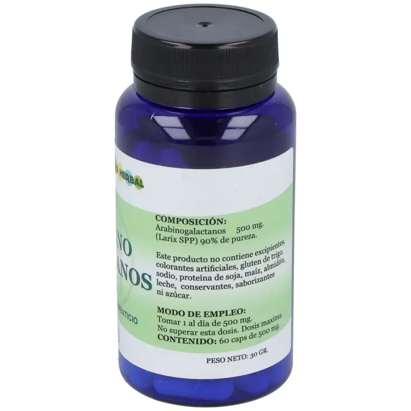 Alfa herbal arabinogalactanos 60caps | Farmacia Barata