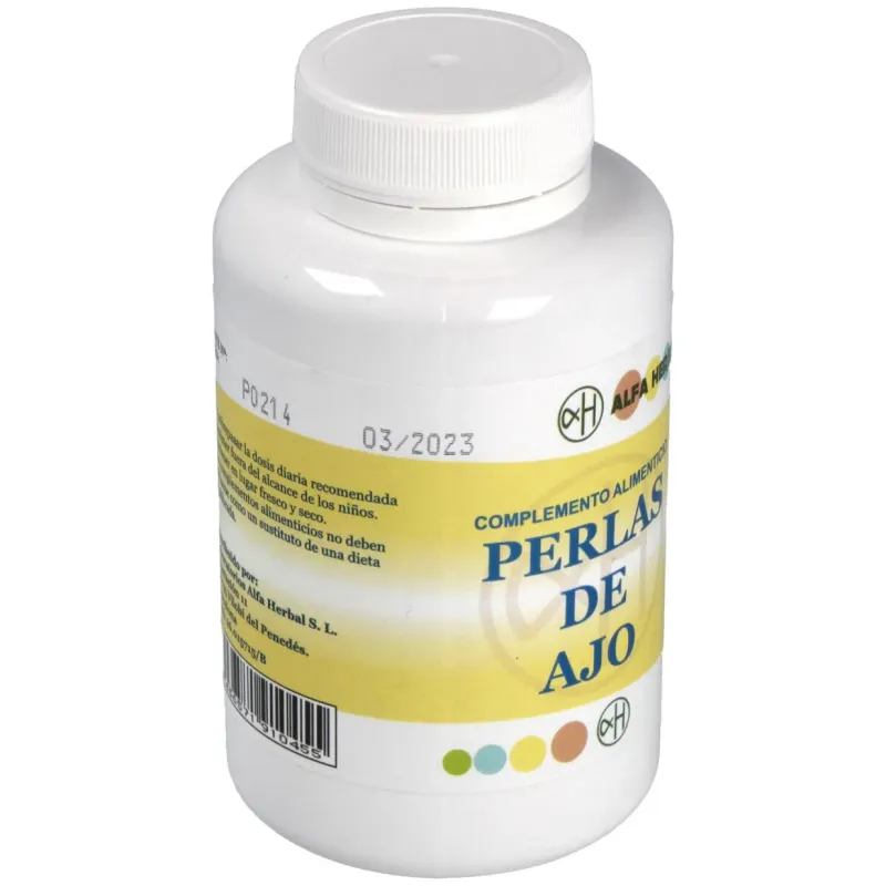 Perlas de aceite de ajo 180perlas | Farmacia Barata