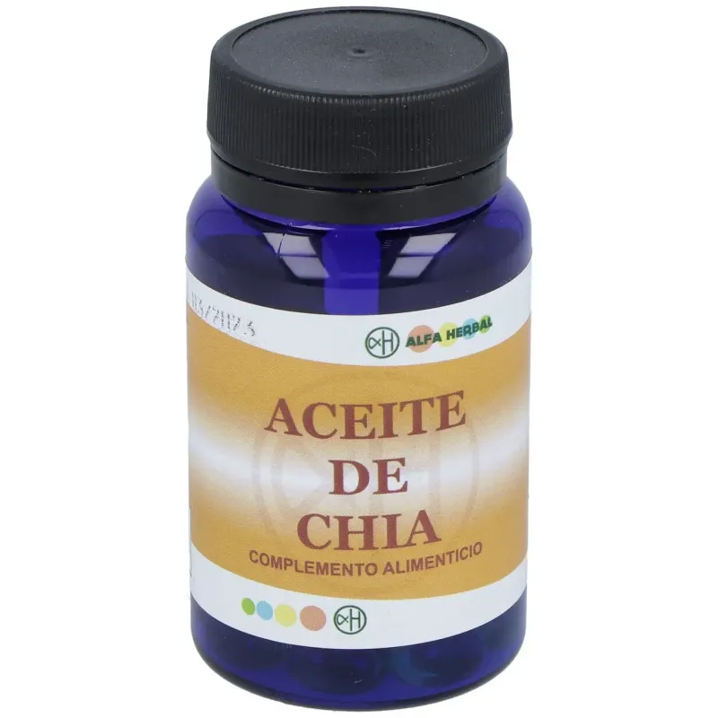 Alfa herbal aceite de chia 60 perlas | Farmacia Barata
