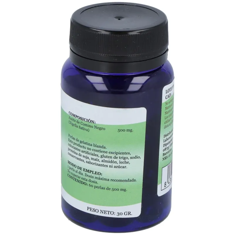 Aceite de comino negro 60perlas | Farmacia Barata