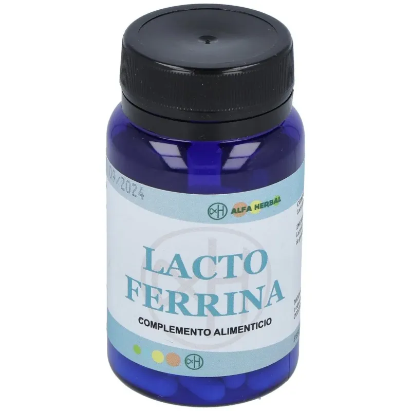 Alfa herbal lactoferrina 60cap | Farmacia Barata